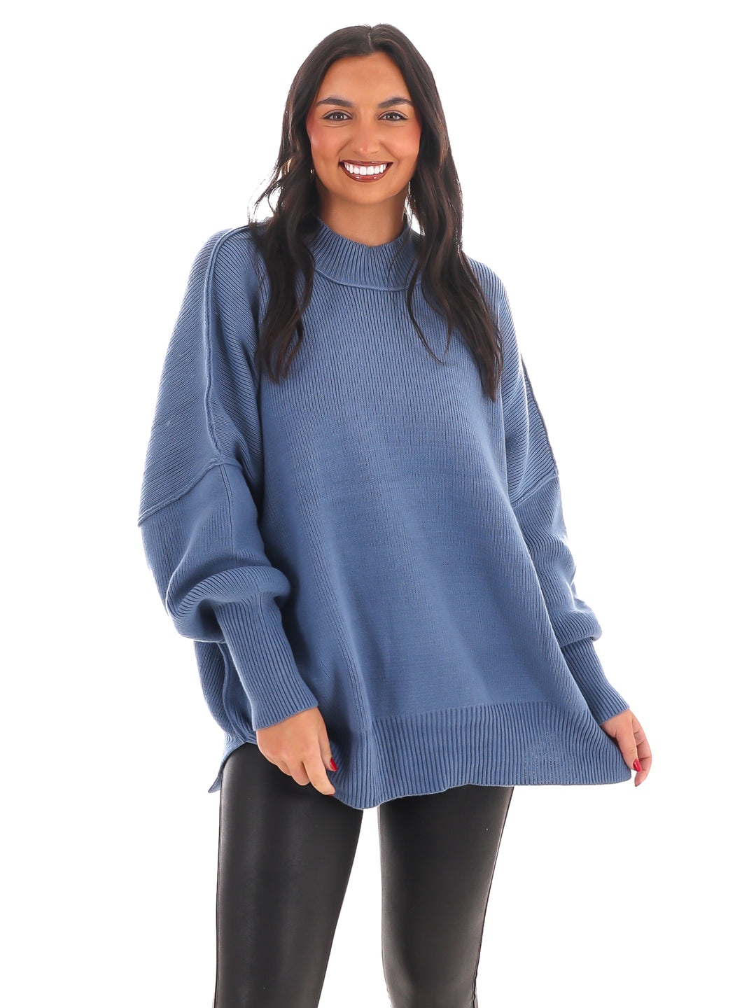 Easy Oversized Ribbed Sweater