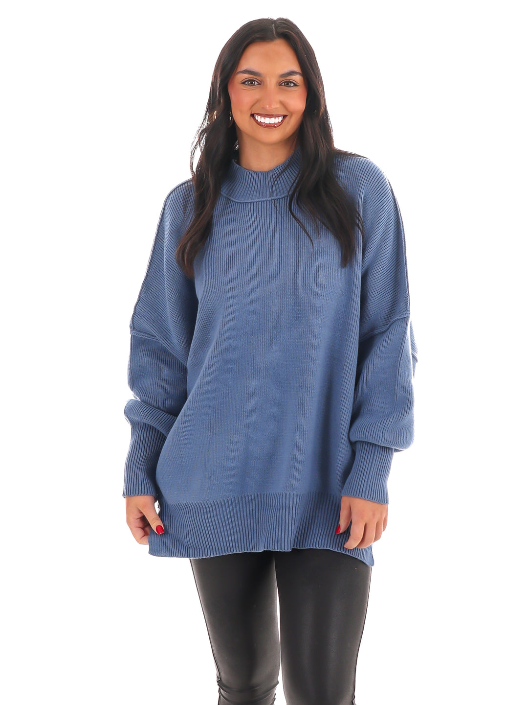 Easy Oversized Ribbed Sweater