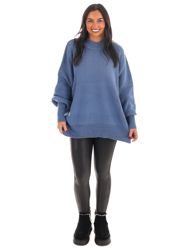 Easy Oversized Ribbed Sweater