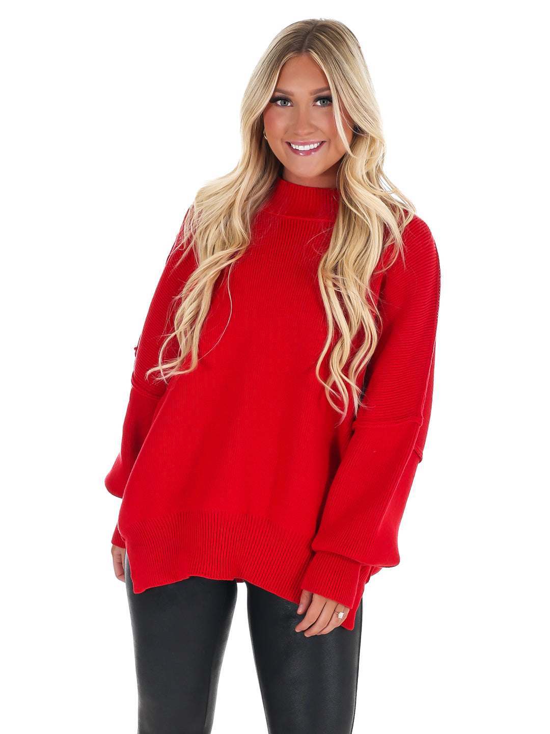Easy Oversized Ribbed Sweater Doorbuster