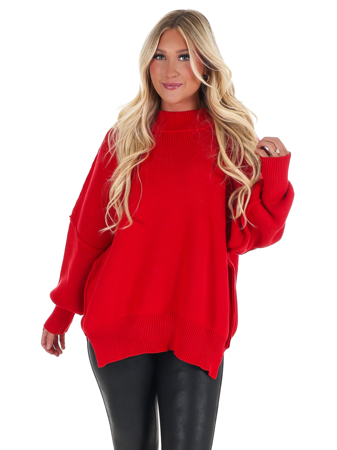 Easy Oversized Ribbed Sweater Doorbuster