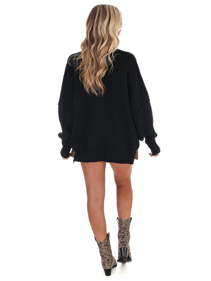 Easy Oversized Ribbed Sweater Doorbuster