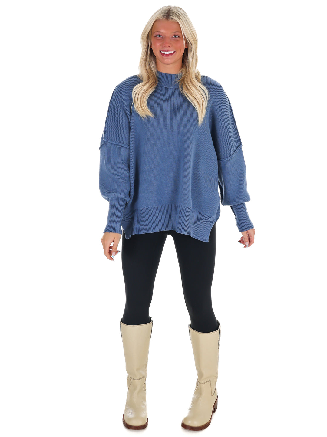 Easy Oversized Ribbed Sweater Doorbuster