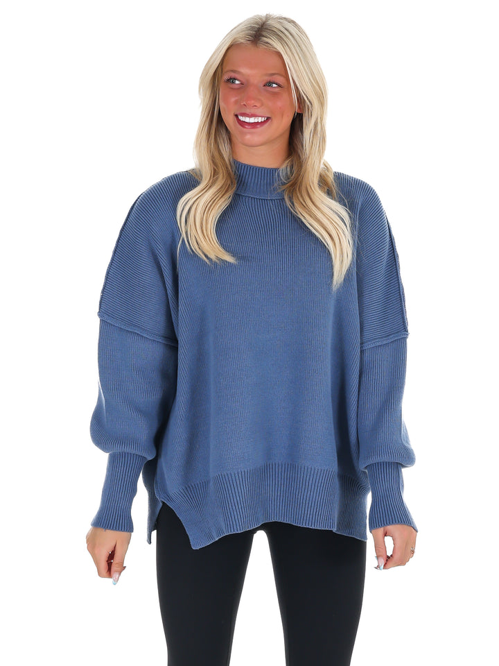 Easy Oversized Ribbed Sweater Doorbuster