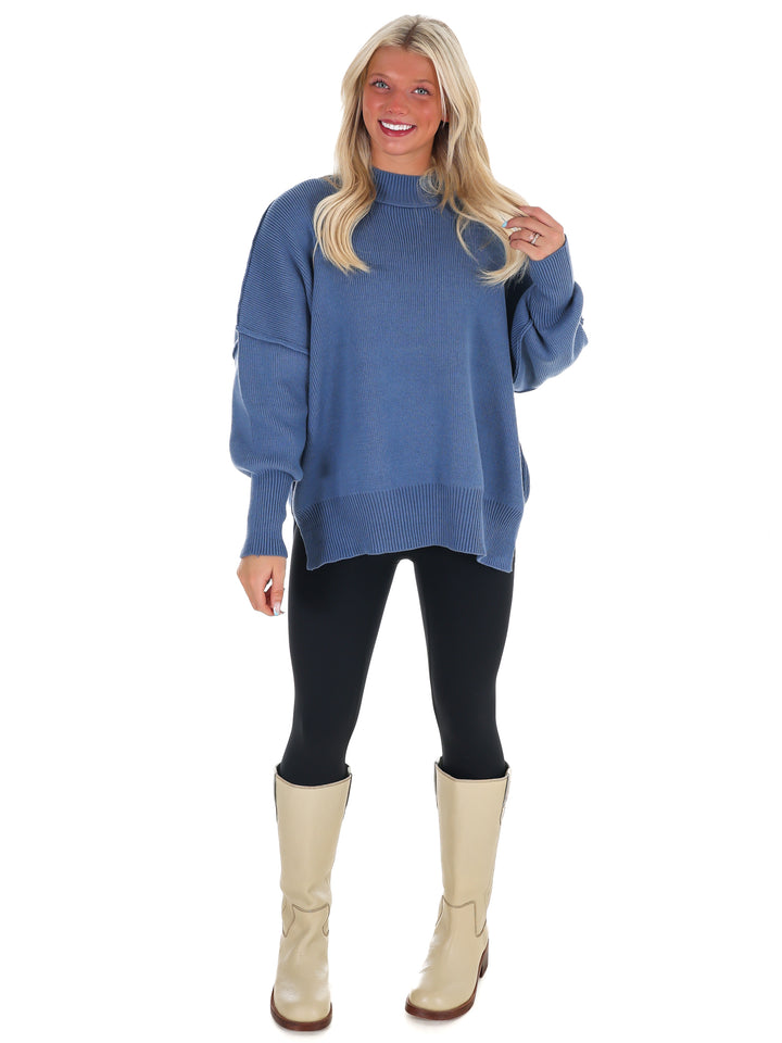 Easy Oversized Ribbed Sweater Doorbuster