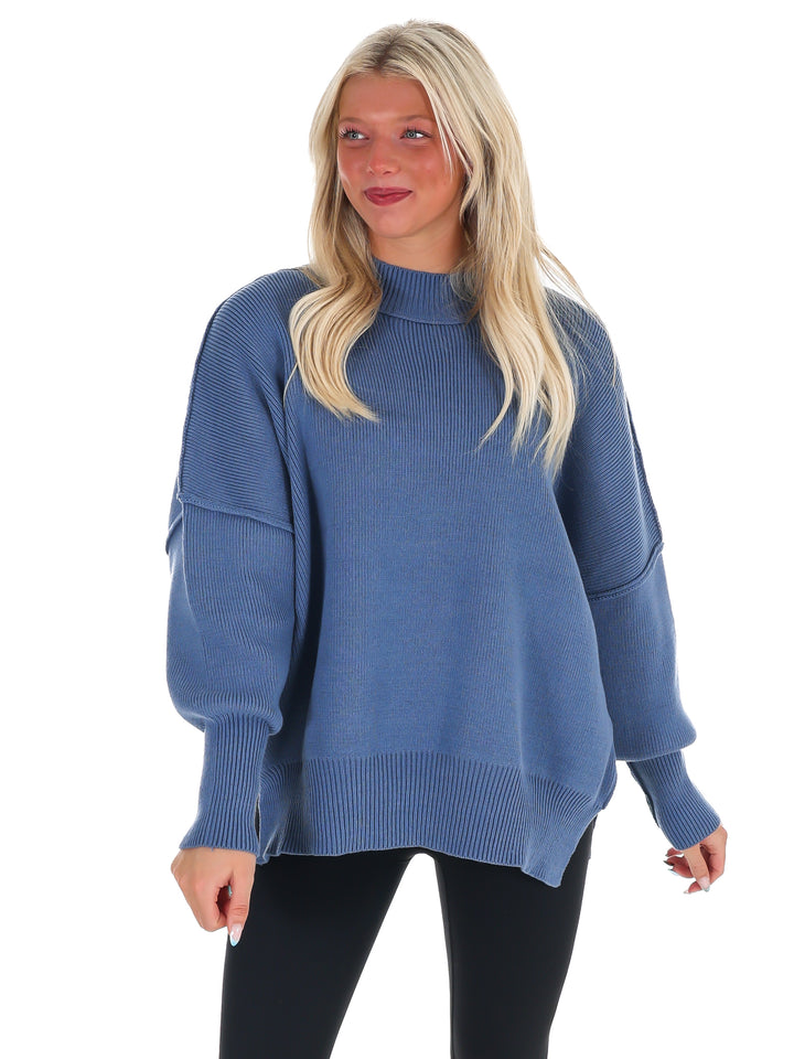 Easy Oversized Ribbed Sweater Doorbuster