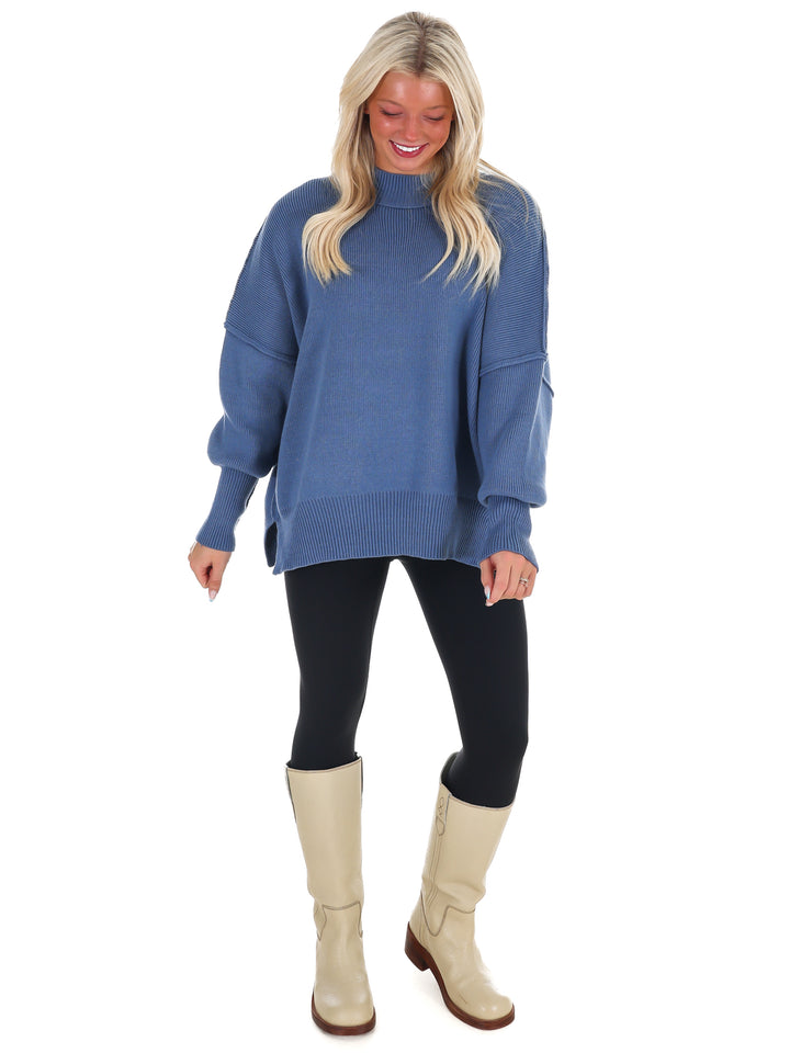 Easy Oversized Ribbed Sweater Doorbuster