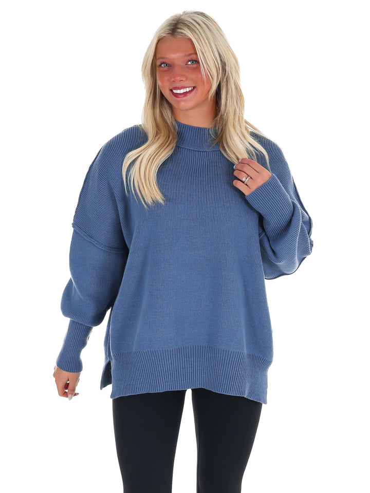 Easy Oversized Ribbed Sweater Doorbuster