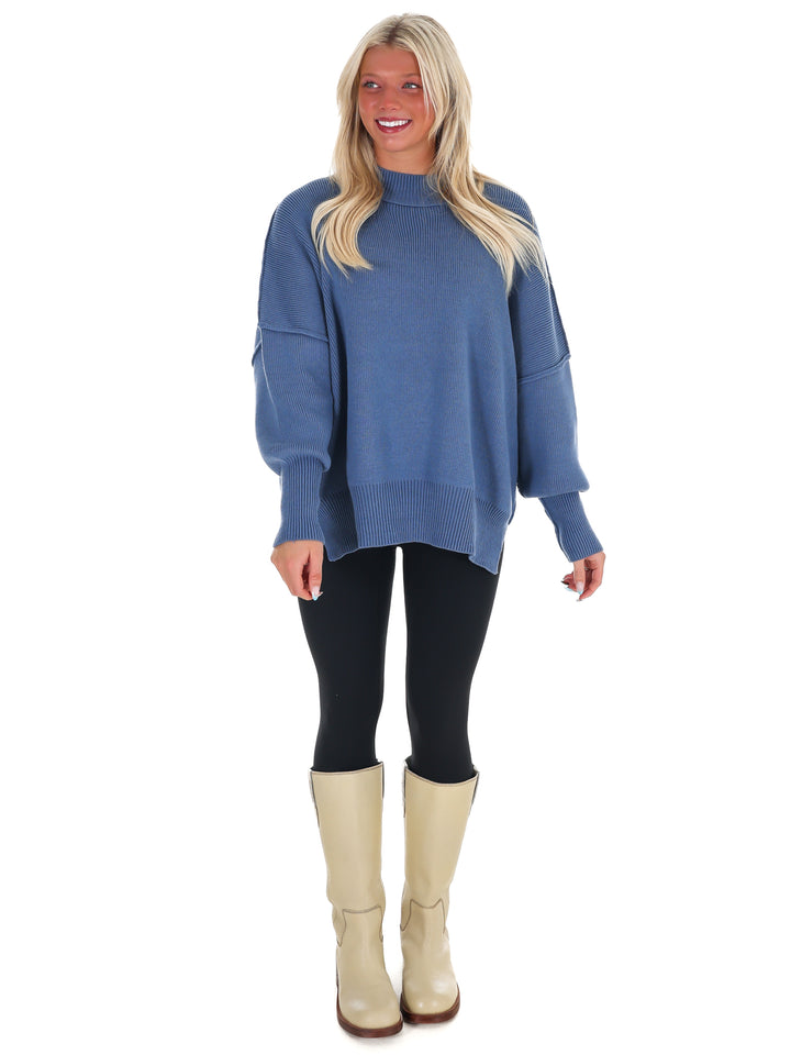 Easy Oversized Ribbed Sweater Doorbuster