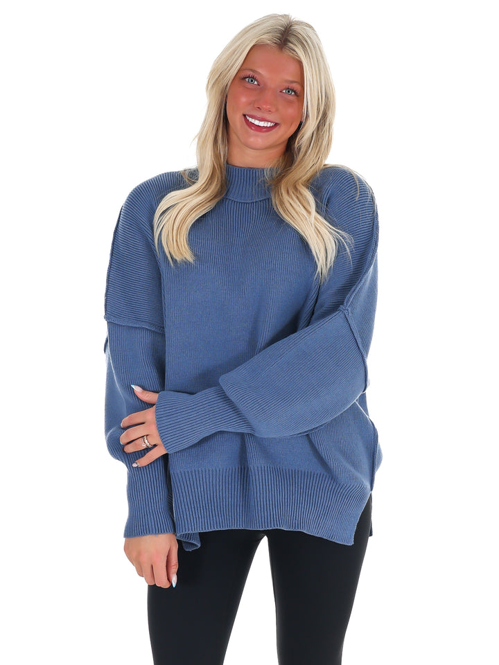 Easy Oversized Ribbed Sweater Doorbuster