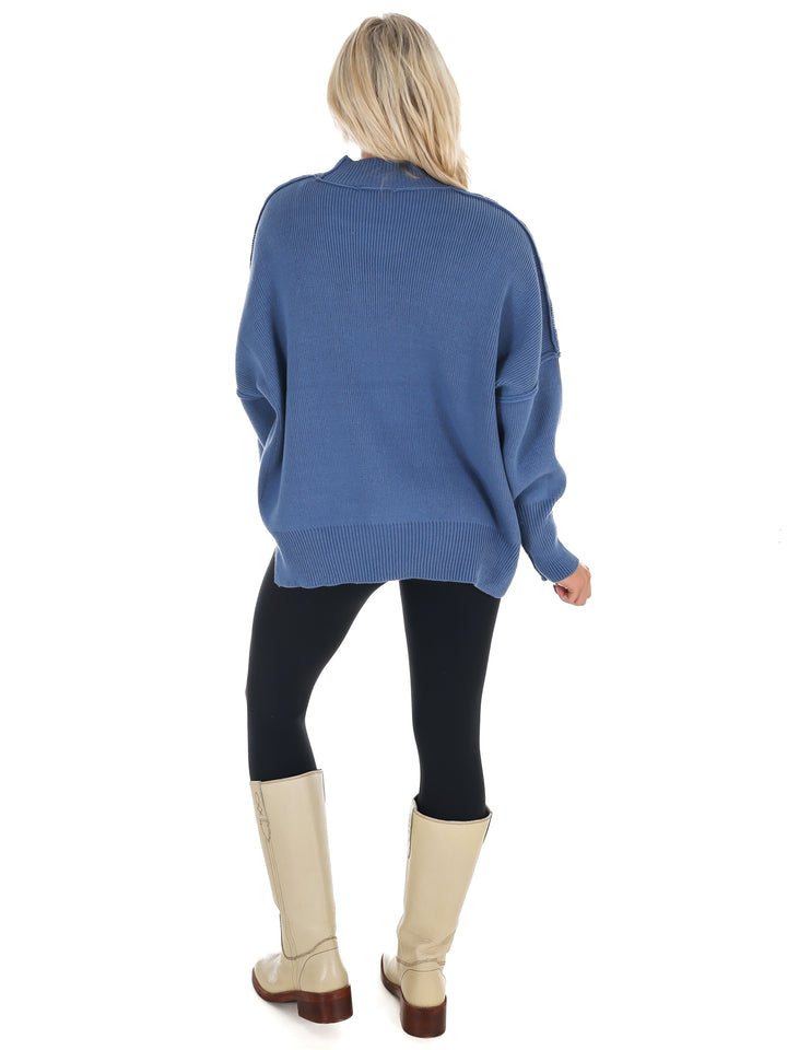 Easy Oversized Ribbed Sweater Doorbuster