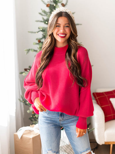 Easy Oversized Ribbed Sweater