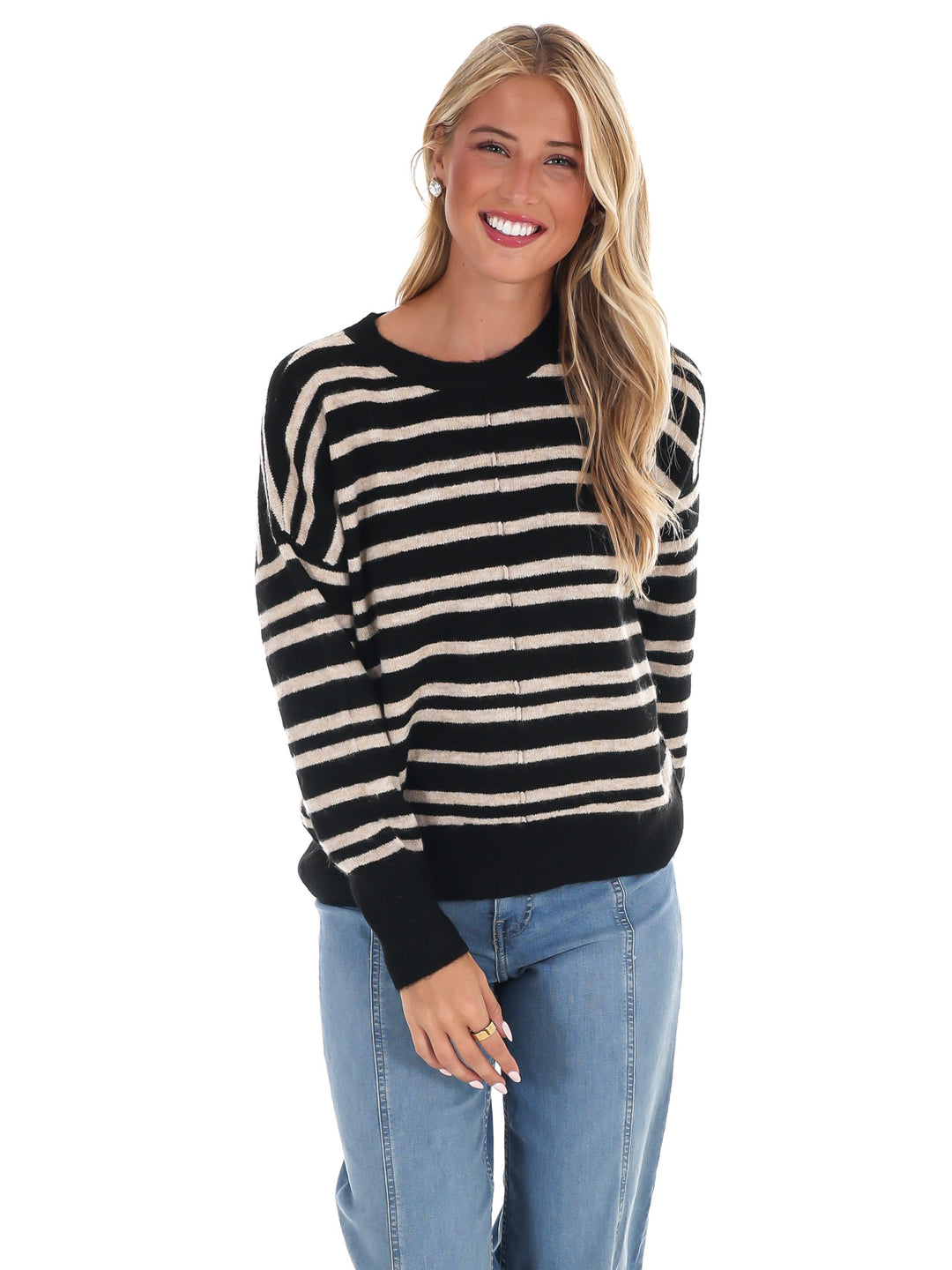 Midnight Muse Stripe Sweater