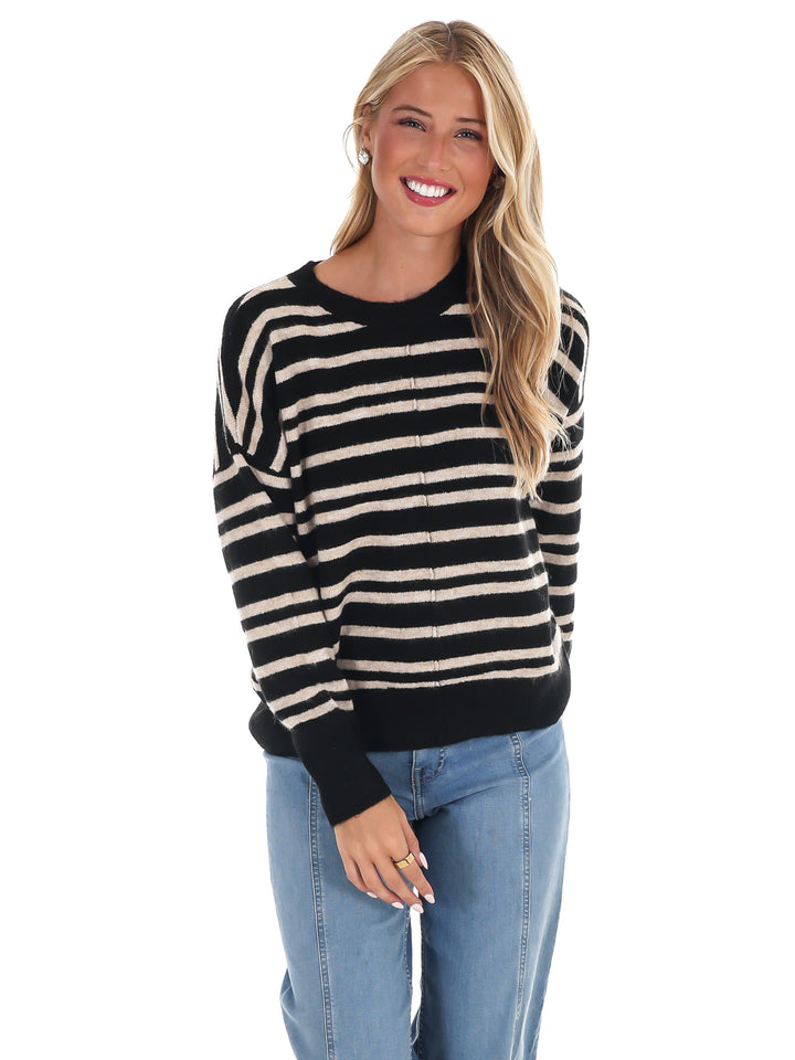 Midnight Muse Stripe Sweater