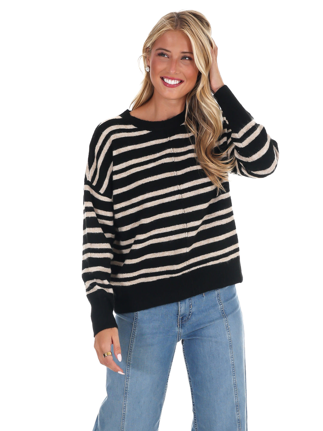 Midnight Muse Stripe Sweater