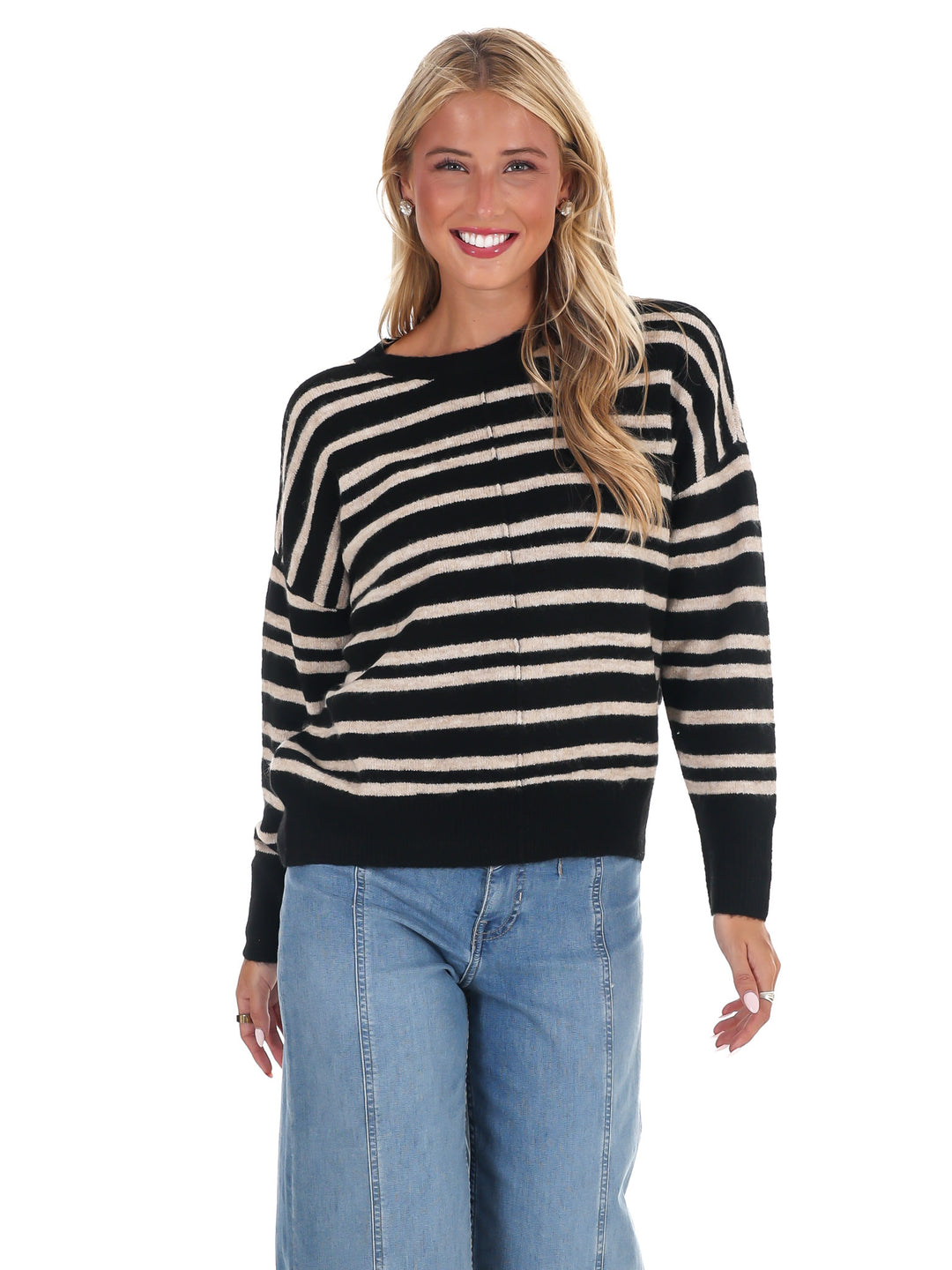 Midnight Muse Stripe Sweater