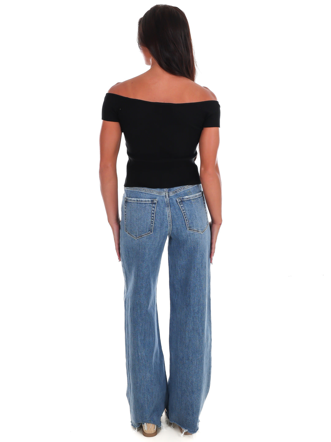 Downtown Detail Ribbed Top