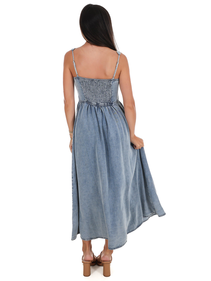 Chapter One Denim Midi Dress
