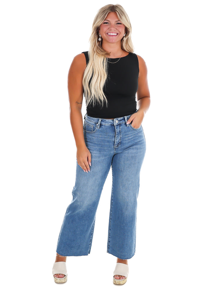 Day Off Boat Neck Seamless Top