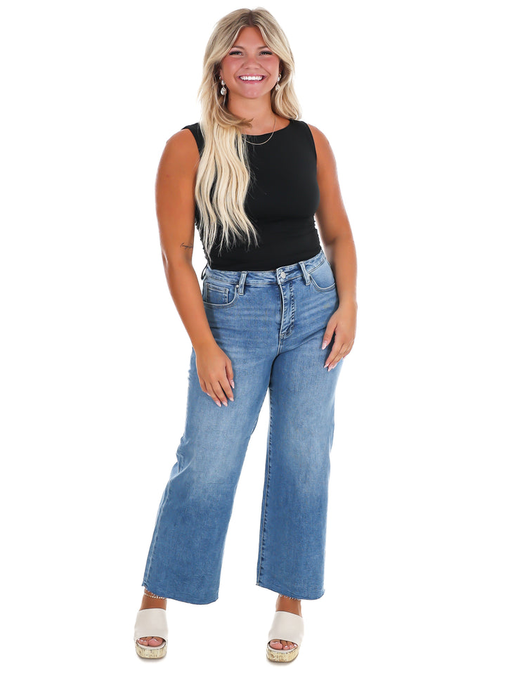 Day Off Boat Neck Seamless Top