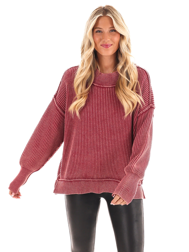 The Easygoing Oversized Knit Sweater Doorbuster