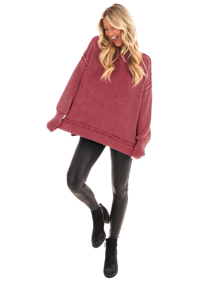 The Easygoing Oversized Knit Sweater Doorbuster