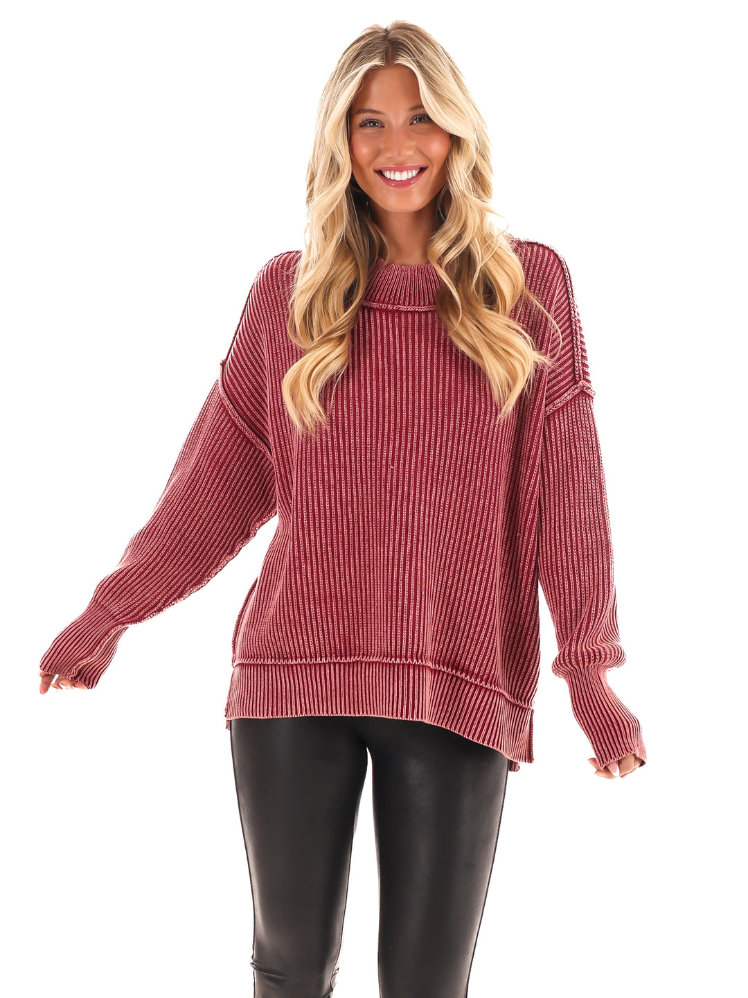 The Easygoing Oversized Knit Sweater Doorbuster