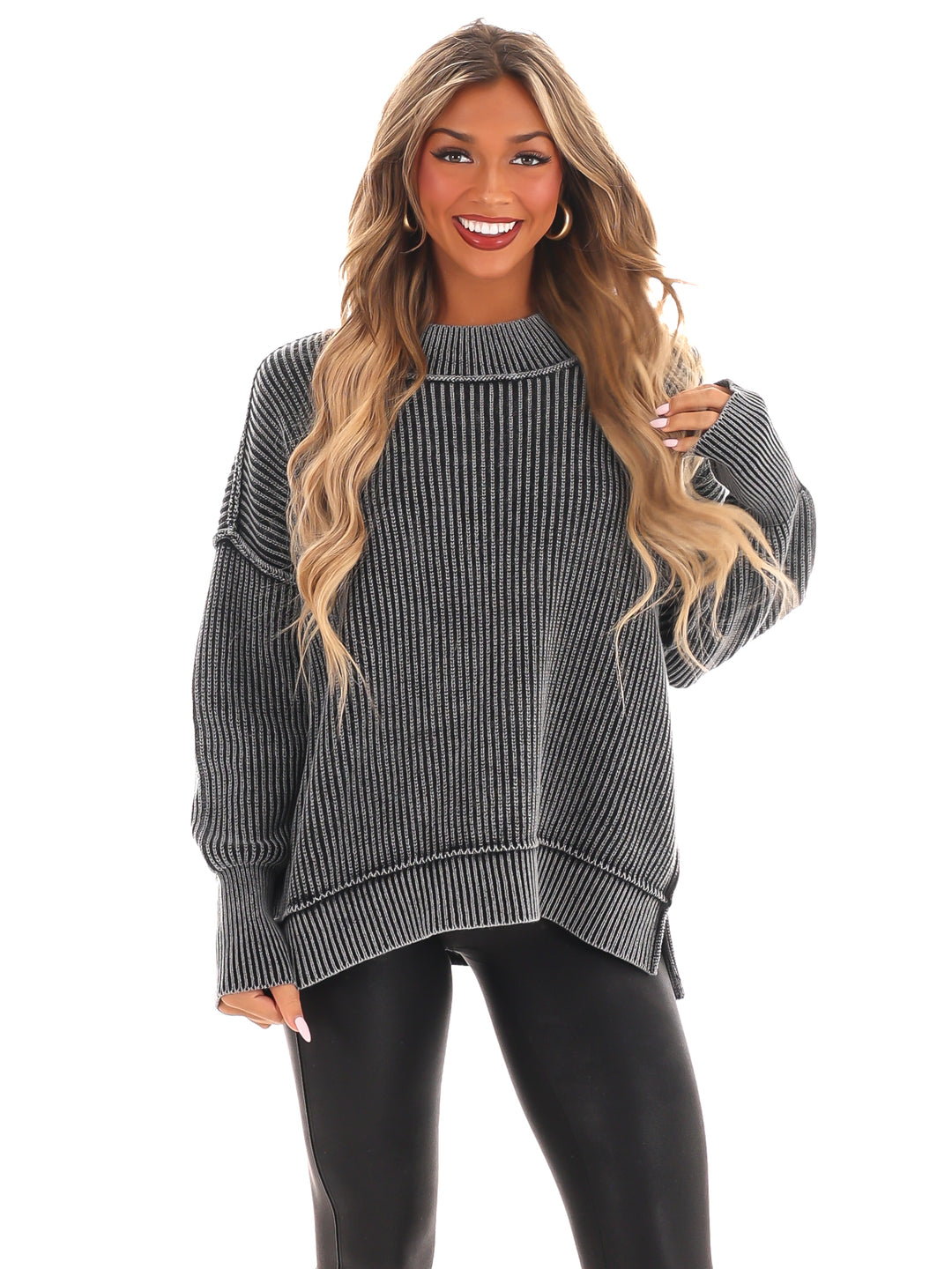 The Easygoing Oversized Knit Sweater Doorbuster