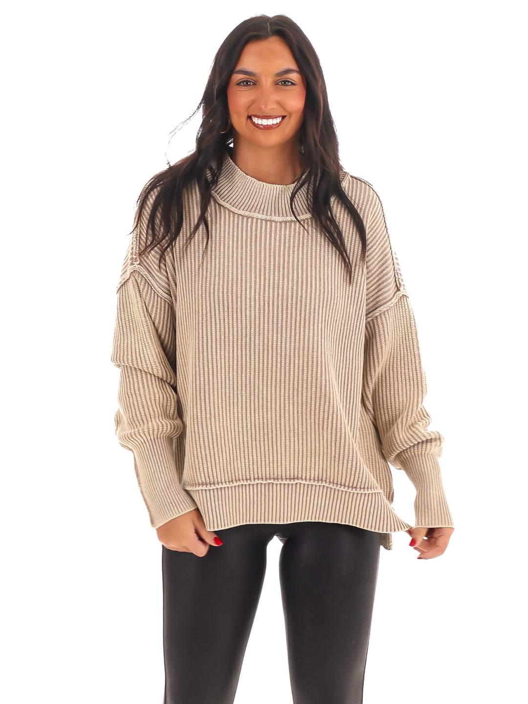 The Easygoing Oversized Knit Sweater Doorbuster