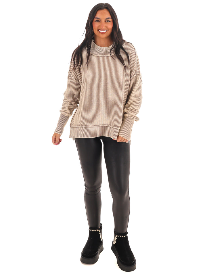 The Easygoing Oversized Knit Sweater Doorbuster