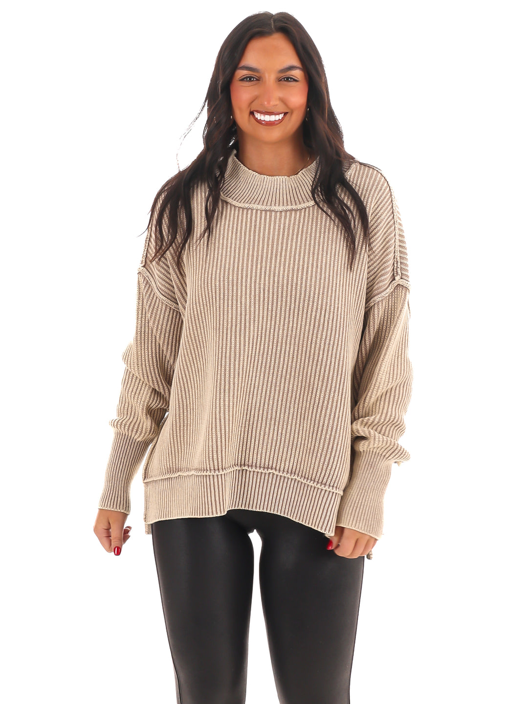 The Easygoing Oversized Knit Sweater Doorbuster