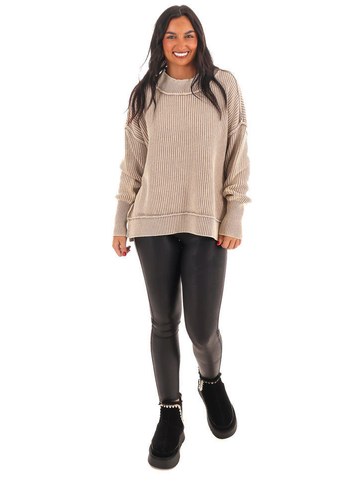 The Easygoing Oversized Knit Sweater Doorbuster