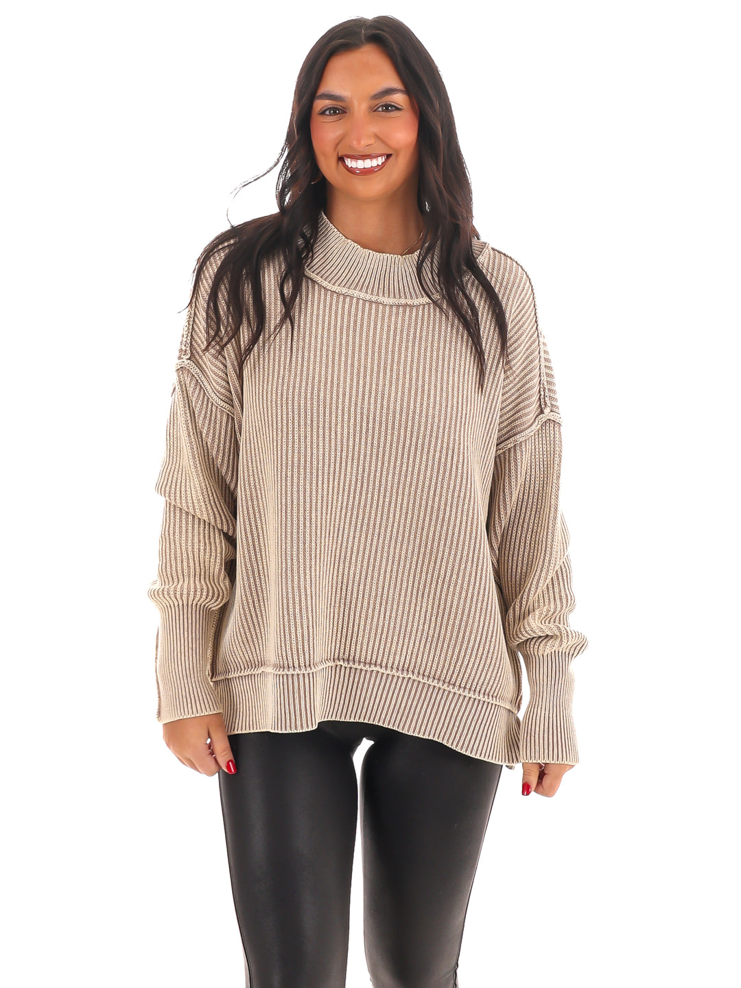 The Easygoing Oversized Knit Sweater Doorbuster