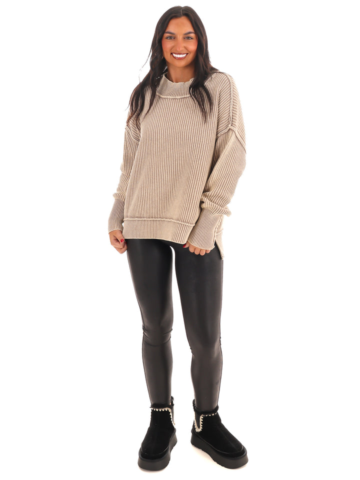 The Easygoing Oversized Knit Sweater Doorbuster