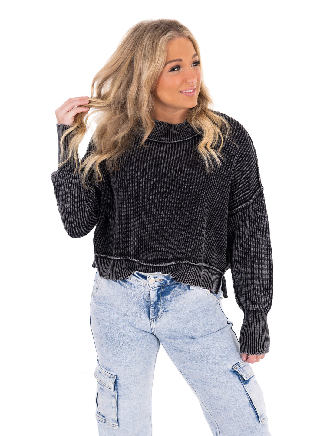 Latest Obsession Cropped Sweater