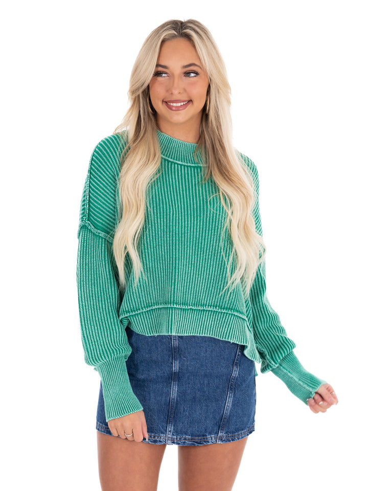 Latest Obsession Cropped Sweater