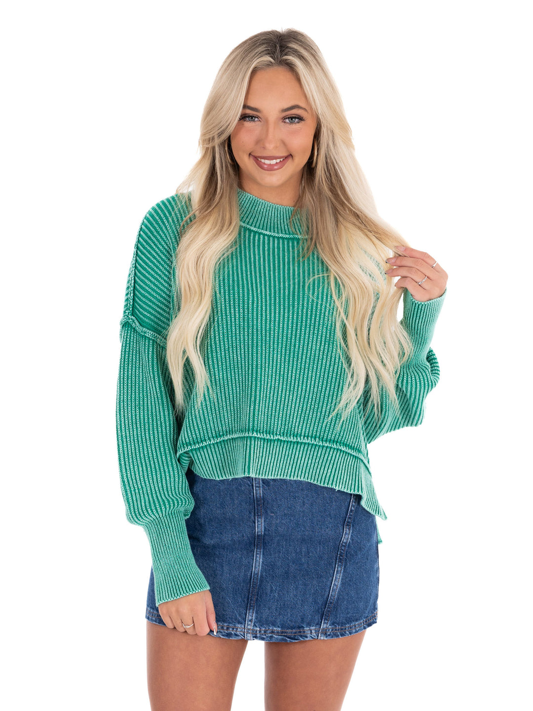 Latest Obsession Cropped Sweater