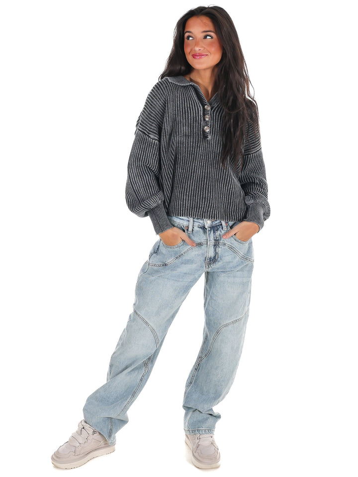 Always on Point Collared Sweater