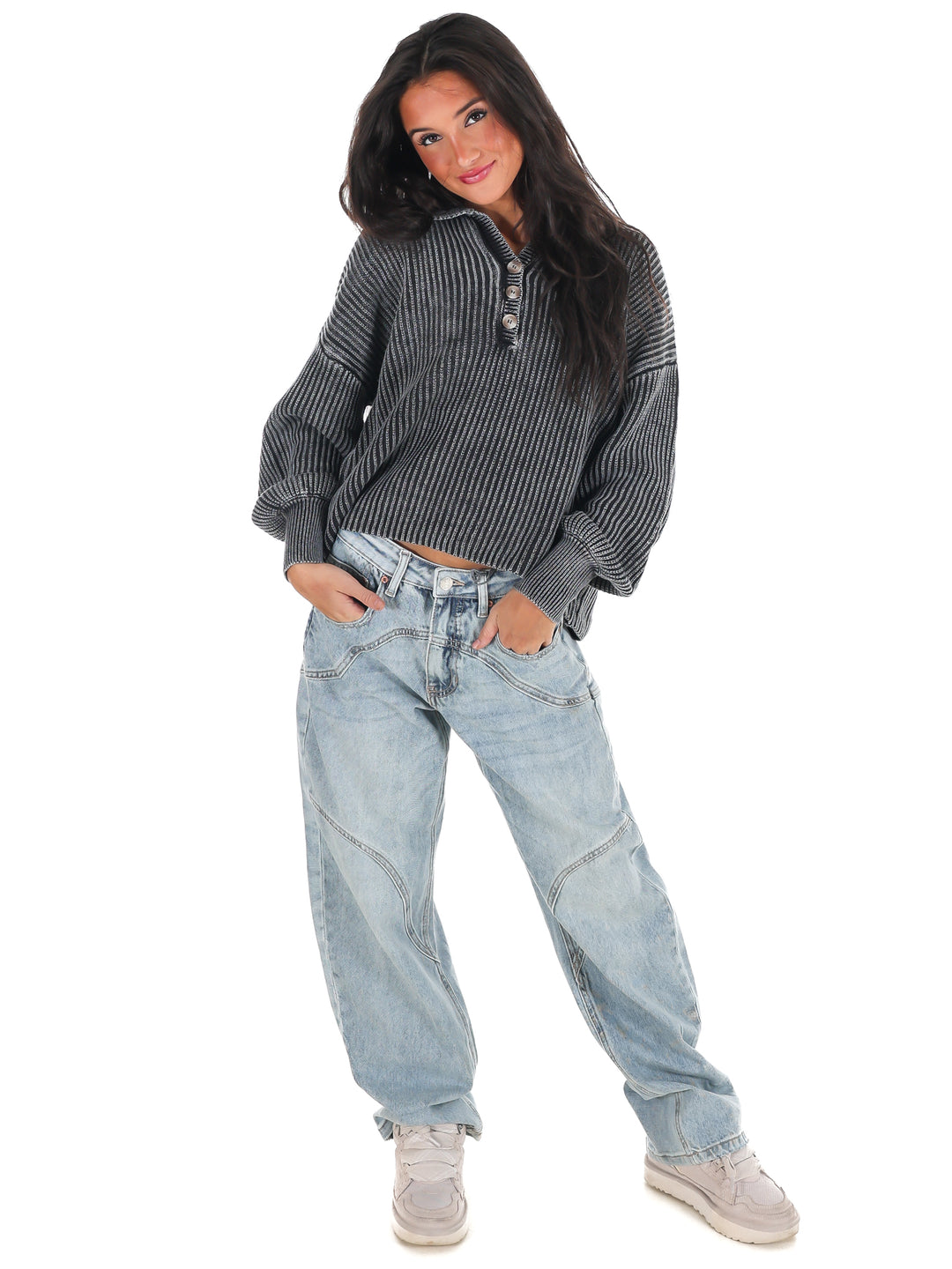 Always on Point Collared Sweater