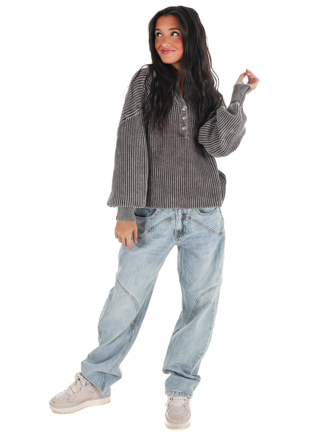 Always on Point Collared Sweater