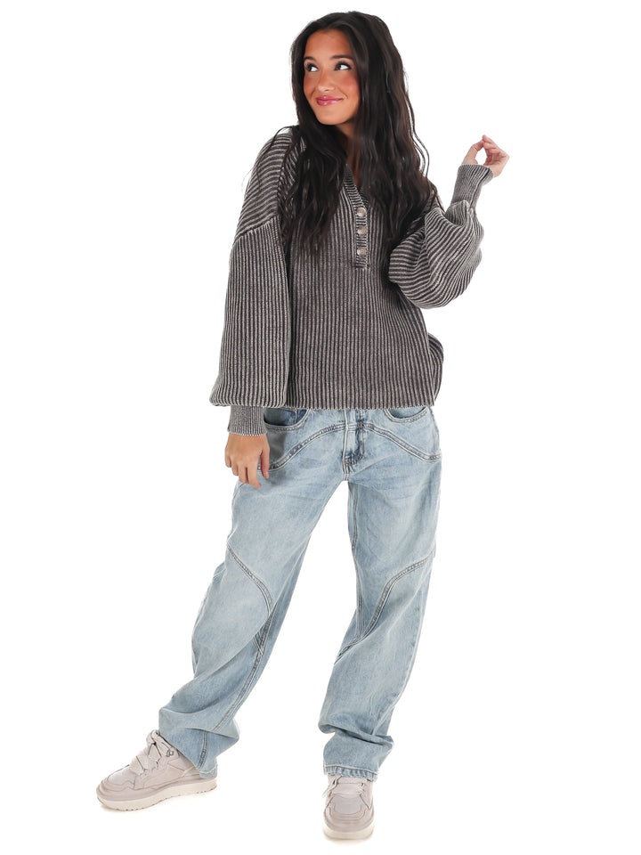 Always on Point Collared Sweater