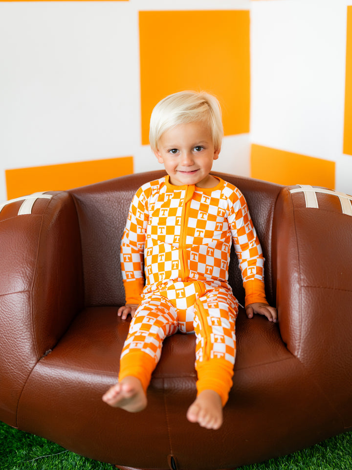 Little Vols Checkerboard Zippy