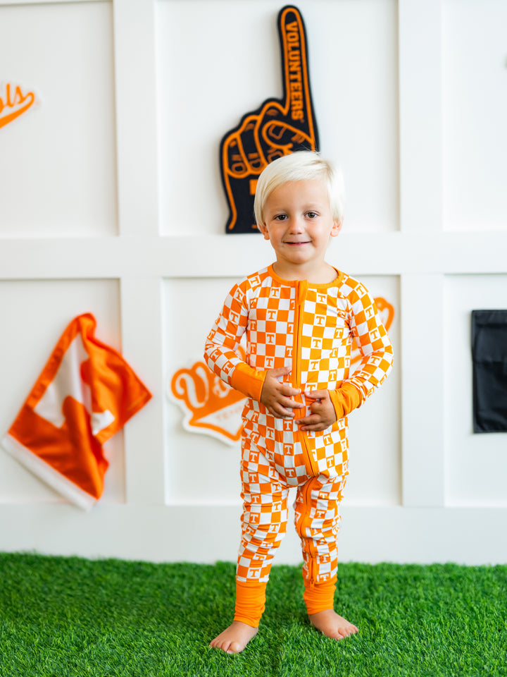 Little Vols Checkerboard Zippy