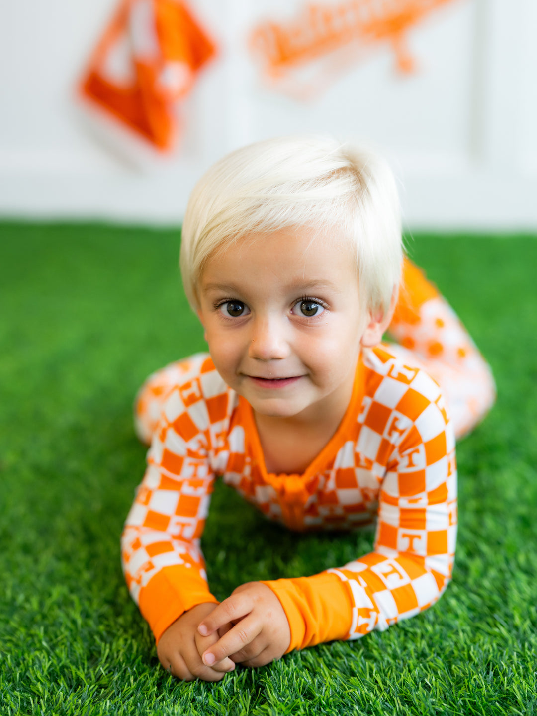 Little Vols Checkerboard Zippy