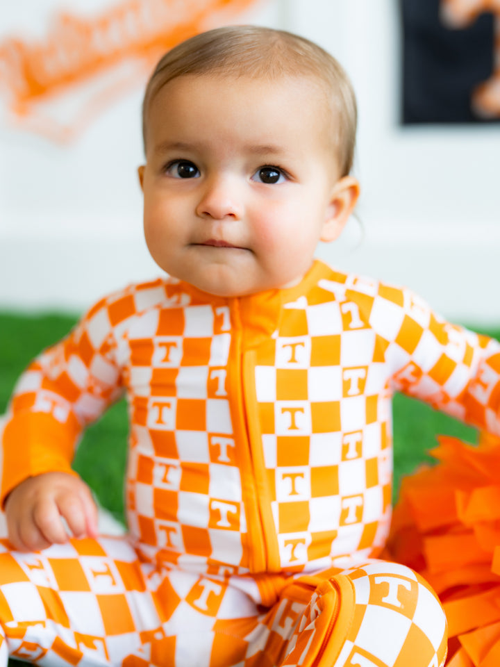 Little Vols Checkerboard Zippy