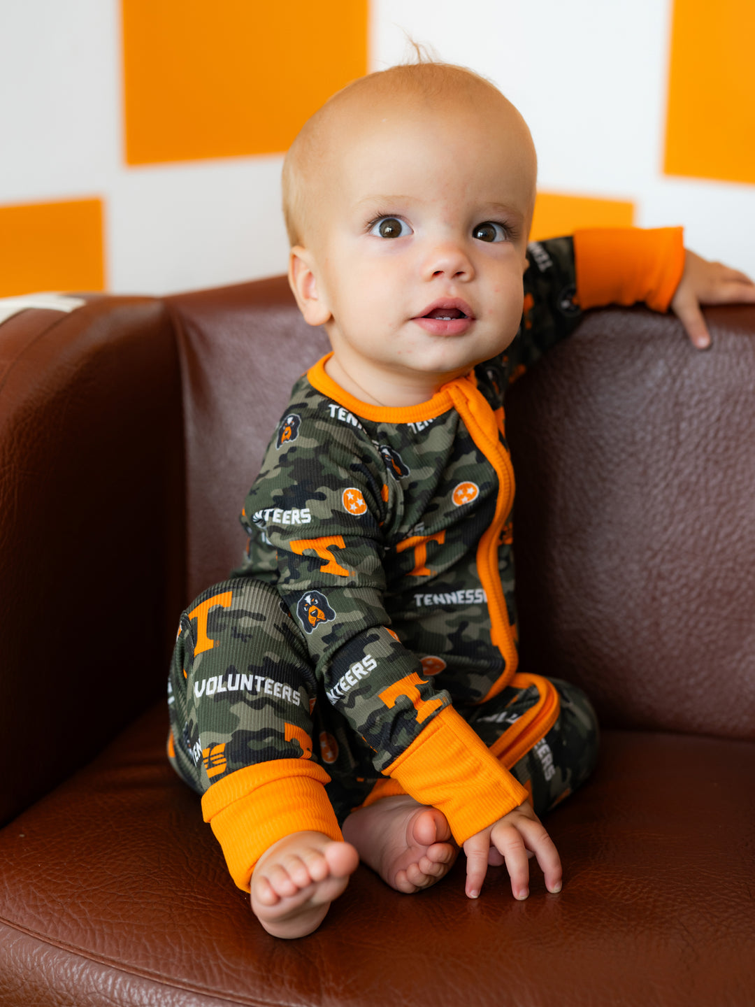 Big Orange Camo Zippy