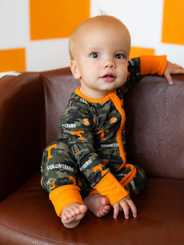 Big Orange Camo Zippy