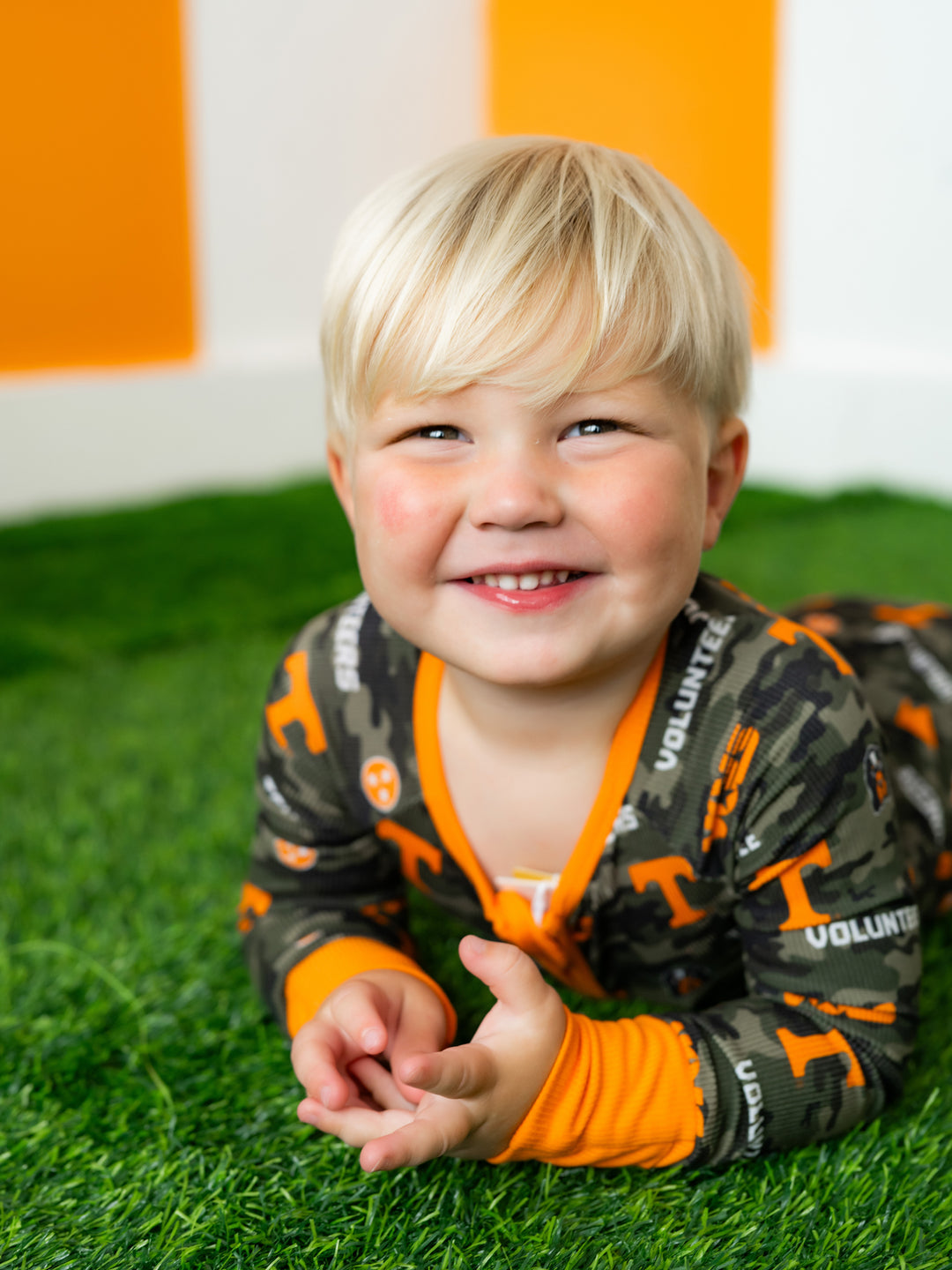 Big Orange Camo Zippy