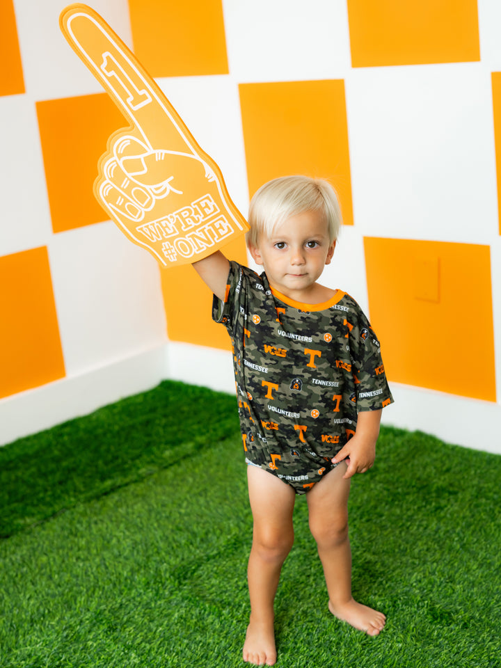 Big Orange Camo T-Shirt Bubble