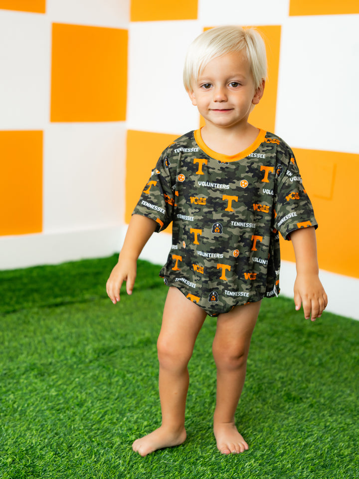 Big Orange Camo T-Shirt Bubble